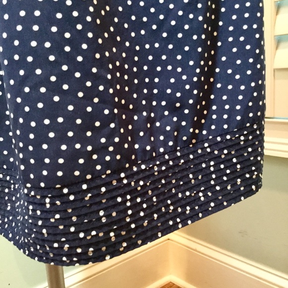✨Sold✨ Gap Maternity Navy Polka Dot Dress, XXL - Picture 6 of 8